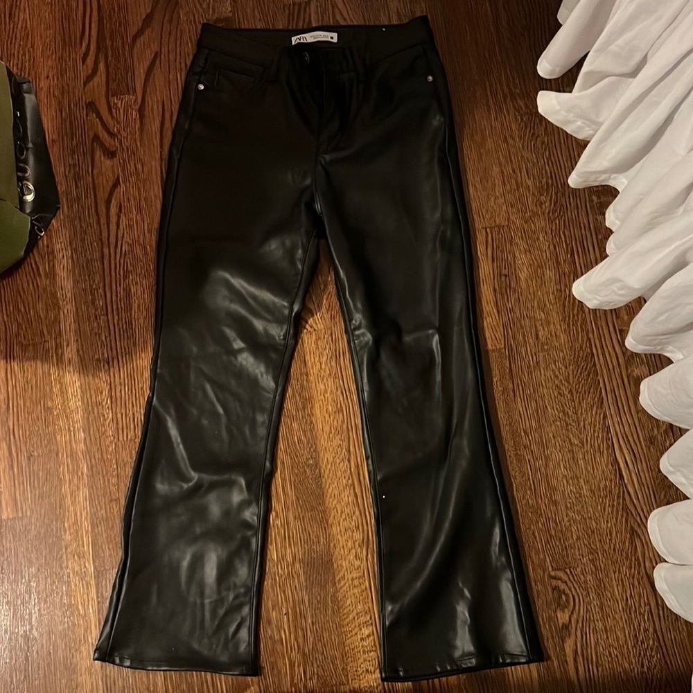 Zara Leather Pants